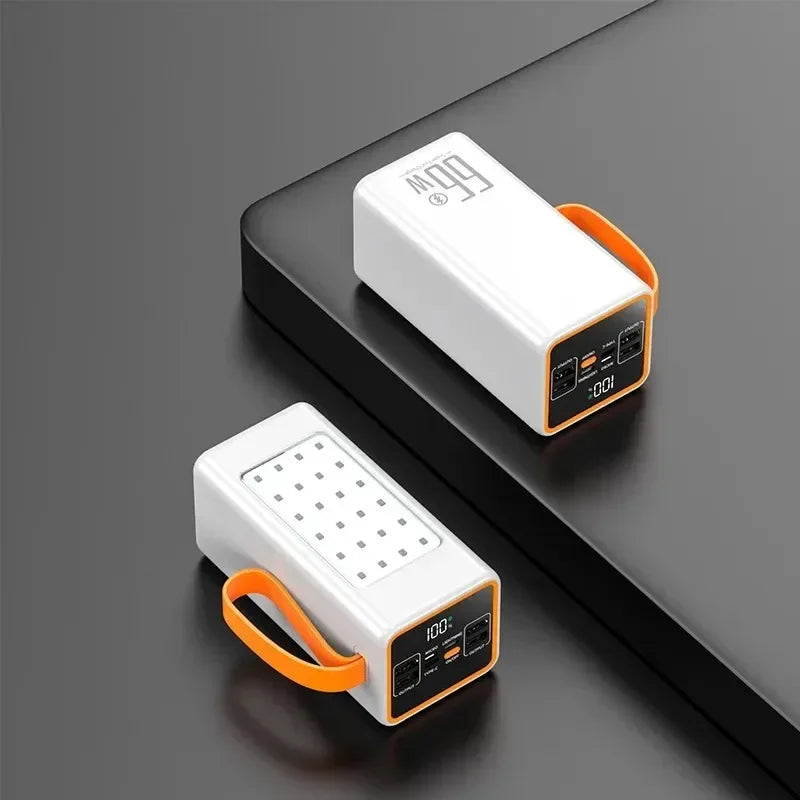 BCAK Style 500000mah 100000mah 200000mah 300000mah Upgraded Version Super power bank fast charge with LED Super Large Capacity