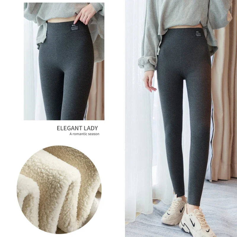 Winter Warm Leggings Women Sexy High Stretch Tight Leggings Casual High Waisted Thermal Pants Thick Leggings Sexy Girl Fitness