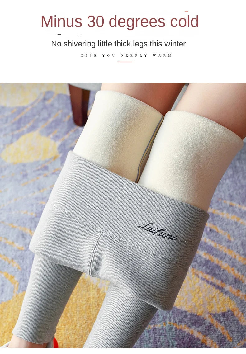 Winter Warm Leggings Women Sexy High Stretch Tight Leggings Casual High Waisted Thermal Pants Thick Leggings Sexy Girl Fitness