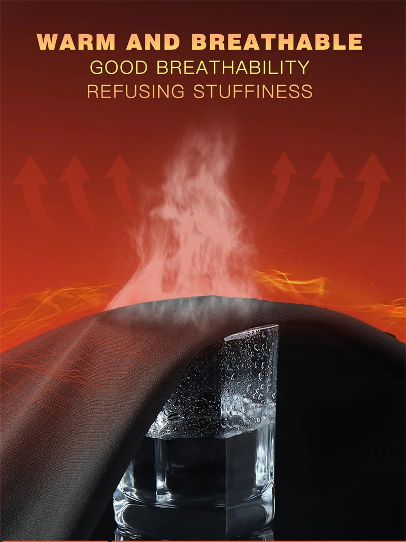 Zipper Thermal Compression Shirts for Men Winter Warm Fleece Lined Athletic Baselayer Tops for Ski Running Cycling Gym Workout