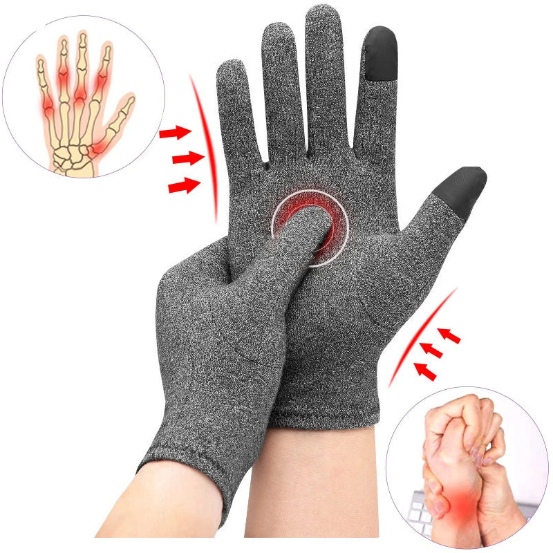 New Winter Gloves Thermal Touch Screen Thermal Windproof Warm Glove Arthritis Gloves Men Woman Rheumatoid Magnetic Therapy Glove