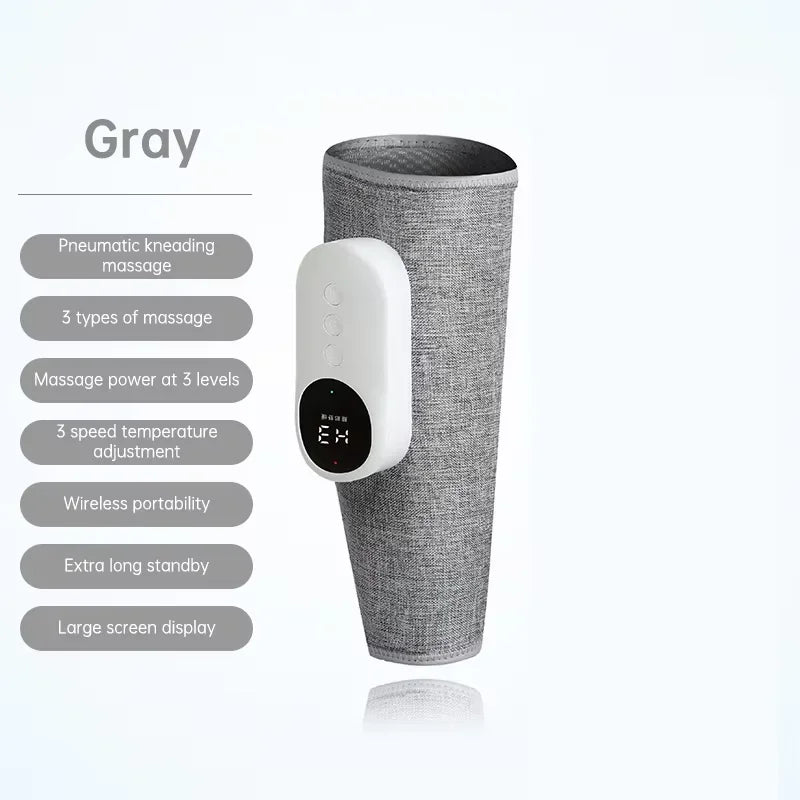 Leg Massager with Heat and Compression, Legs Massage for Circulation and Pain Relief , Heating Calf Leg Air Compression Massager