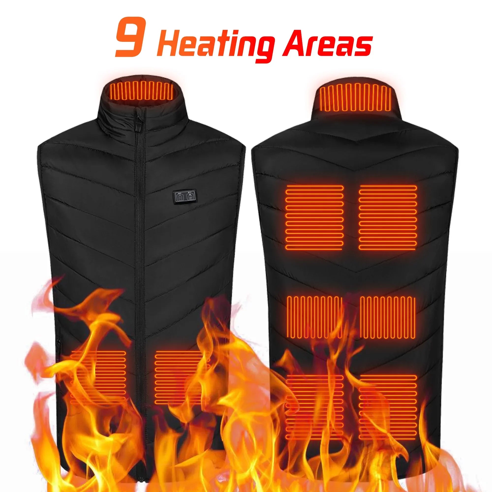 21 Heated Vest Electric Heated Jackets Men&