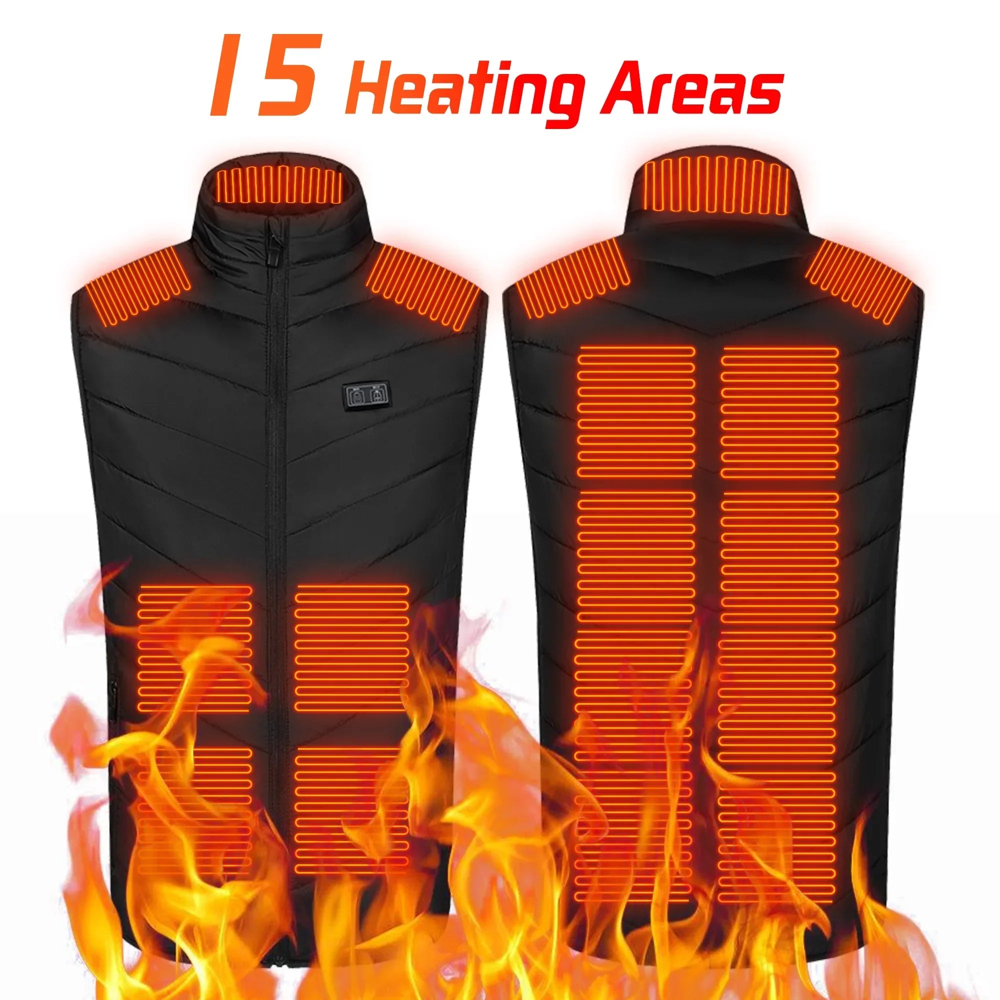 21 Heated Vest Electric Heated Jackets Men&