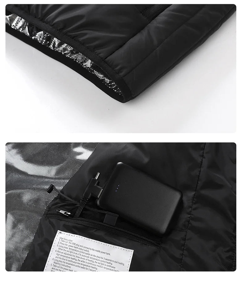 21 Heated Vest Electric Heated Jackets Men&
