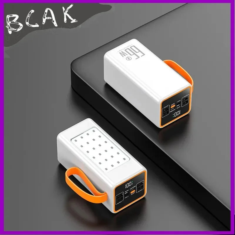 BCAK Style 500000mah 100000mah 200000mah 300000mah Upgraded Version Super power bank fast charge with LED Super Large Capacity