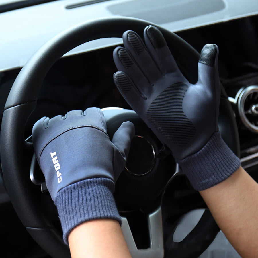 Touch Screen Waterproof Thermal Sport Gloves Women Men Cycling Gloves ,Perfect for Running, Driving, Hiking, Walking, Working