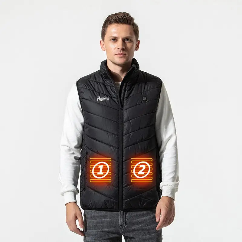 Heated Vest USB-C Electric Heated Vest Heating Jacket Winter Vests for Outdoor Motorcycle Camping Fishing Skiing Oversized 8XL