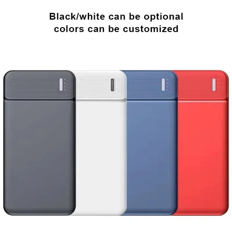 50000mAh Power Bank High Capacity 120W Portable Super Fast Charging External Battery Powerbank PD 20W For Multiple Device