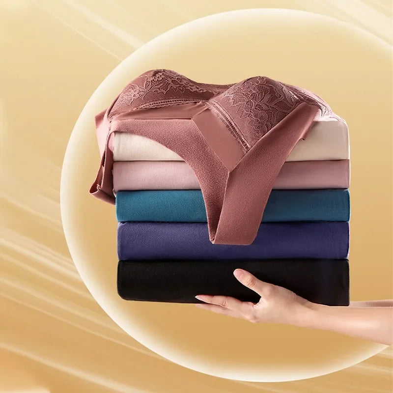 Thermal Tank Top for Women Cold Weather Warm Underwear Vest with buit-in Bra Lace Camisole Undershirt Tops Soft Under Clothes