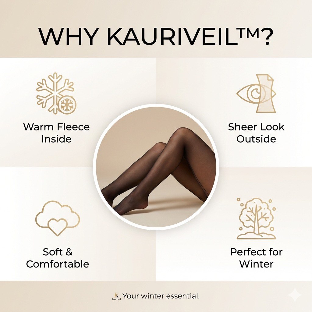 KauriVeil™ Ultra-Warming Skin-Effect Tights™ – Stay elegant even in the coldest winter