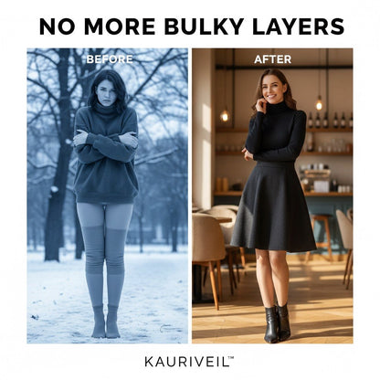 KauriVeil™ Ultra-Warming Skin-Effect Tights™ – Stay elegant even in the coldest winter