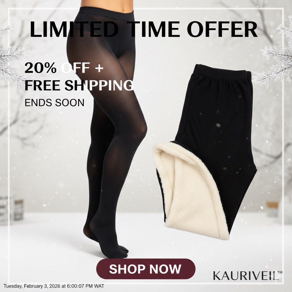 KauriVeil™ Ultra-Warming Skin-Effect Tights™ – Stay elegant even in the coldest winter