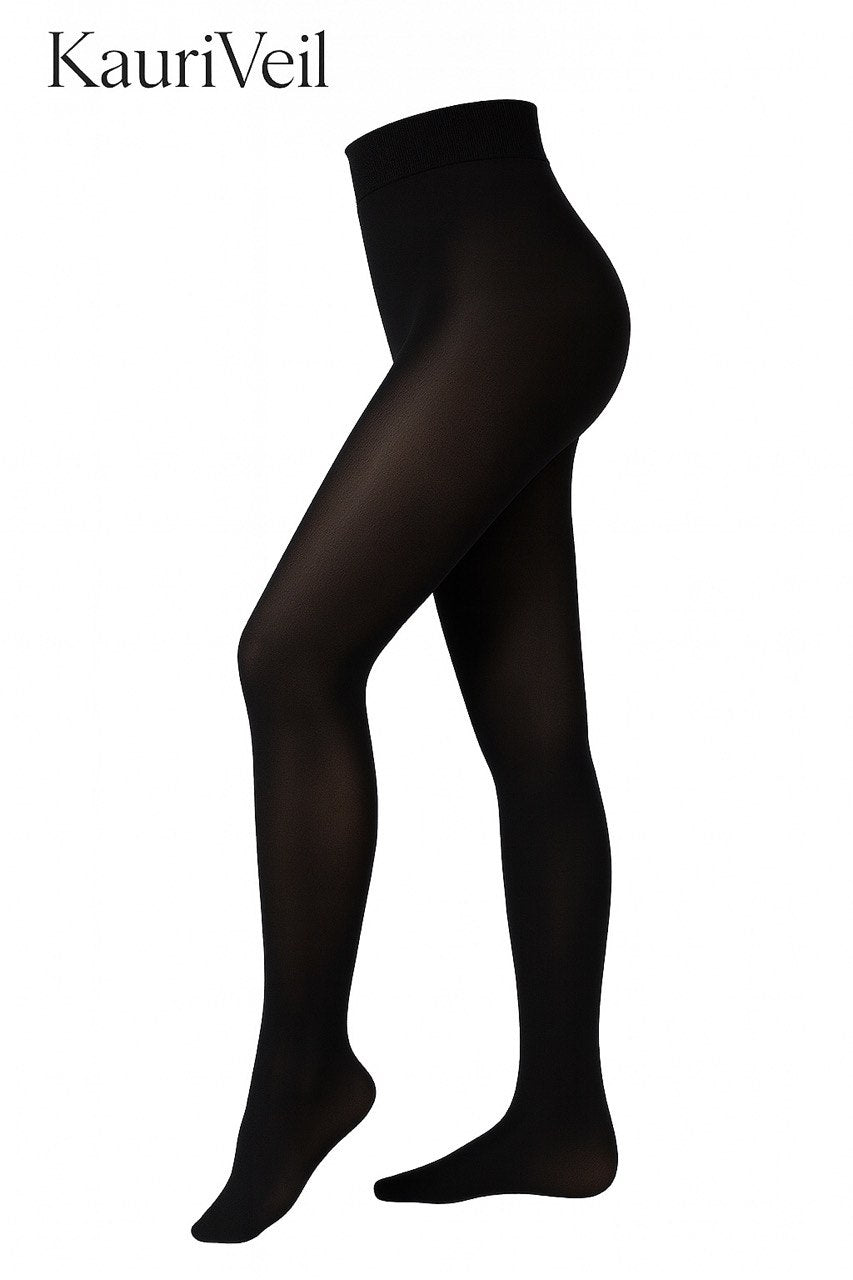 KauriVeil™ Fleece-Lined Tights — Warm like fleece. Looks like skin.
