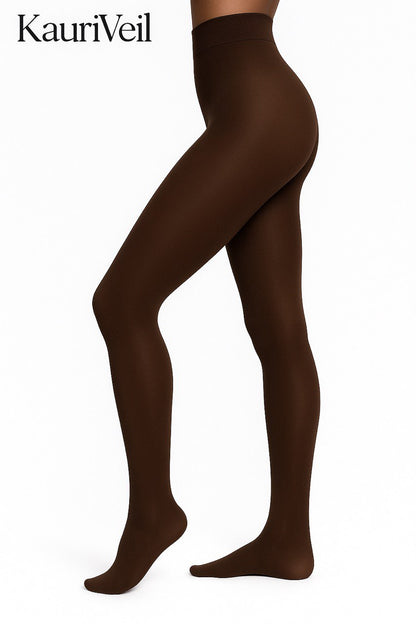 KauriVeil™ Fleece-Lined Tights — Warm like fleece. Looks like skin.