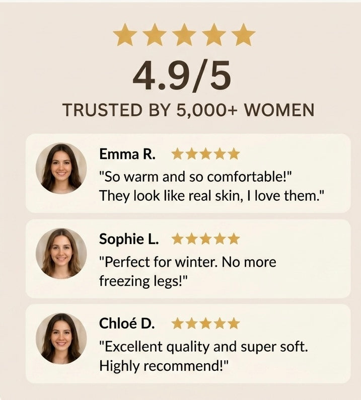 KauriVeil™ Fleece-Lined Tights — Warm like fleece. Looks like skin.