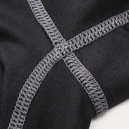 Men Thermal Underwear Thermal Shirt Tops Fleece Undershirt Round Neck t-Shirt Inner Wear Compression Shirts Winter Man Clothes