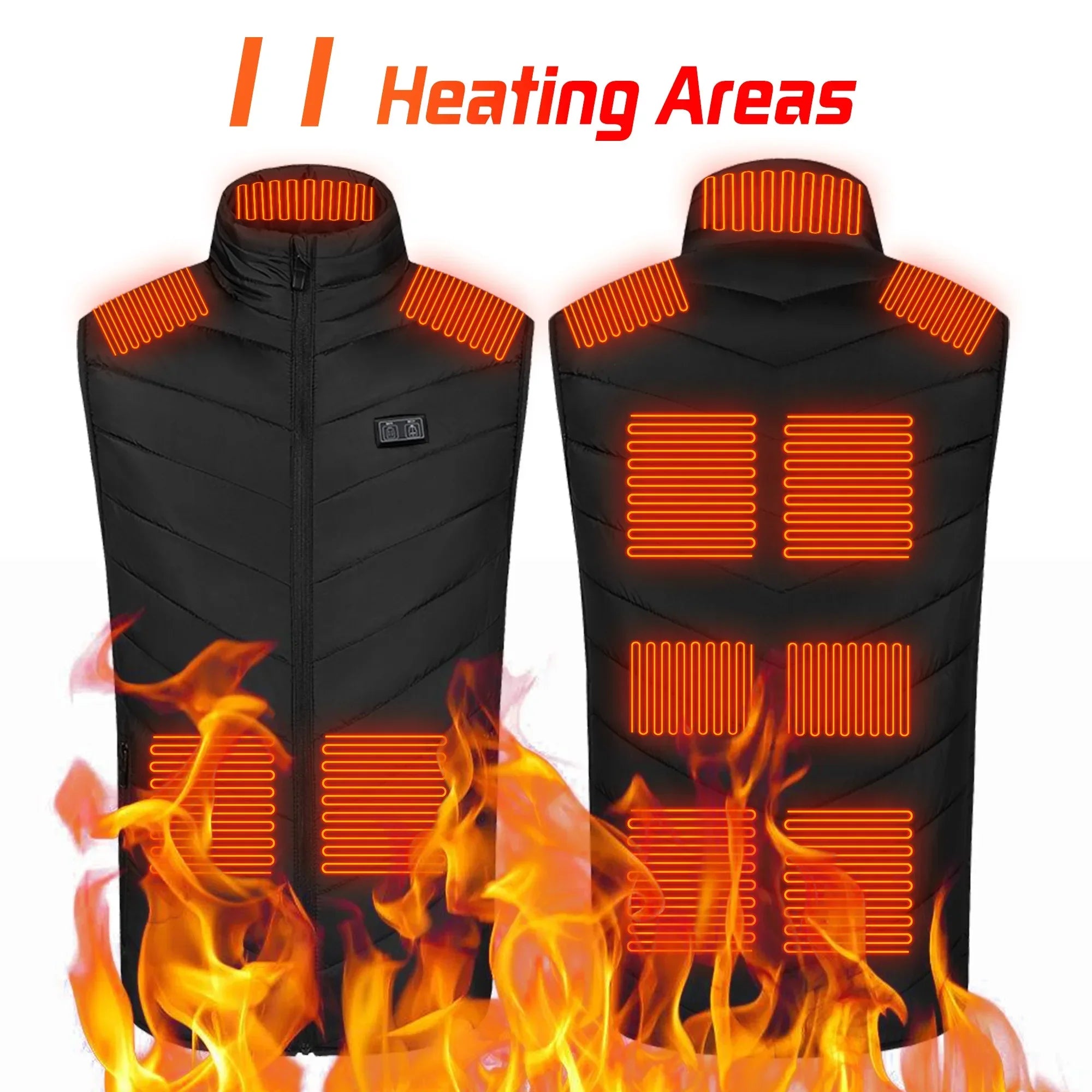 21 Heated Vest Electric Heated Jackets Men&