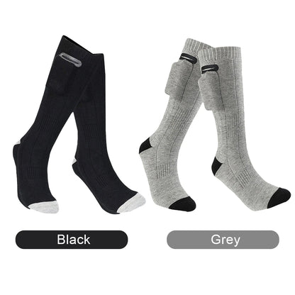 Heated Socks Washable Winter Thermal Socks Outdoor Skiing Foot Warmer Heating Socks for Men and Women