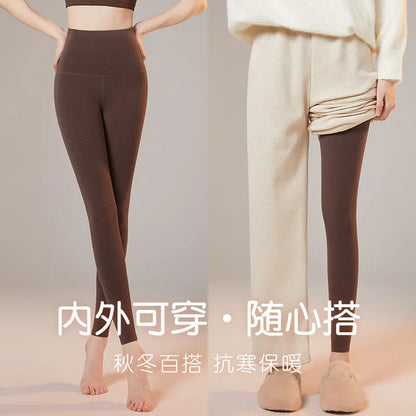 Double-sided Self-heating German Velvet Leggings 2025 Autumn Winter Thin Women&