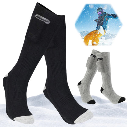 Heated Socks Washable Winter Thermal Socks Outdoor Skiing Foot Warmer Heating Socks for Men and Women