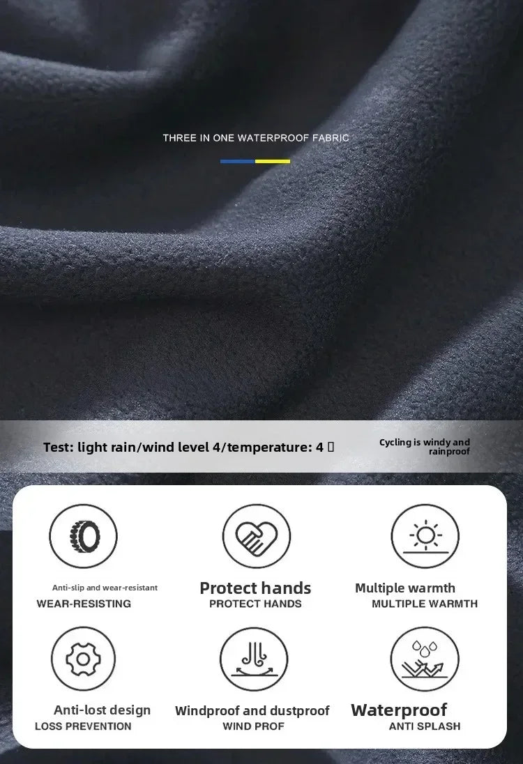 Waterproof Thermal Touch Screen Winter Gloves Thermal Windproof Warm Gloves Cold Weather Running Sports Hiking Ski Gloves