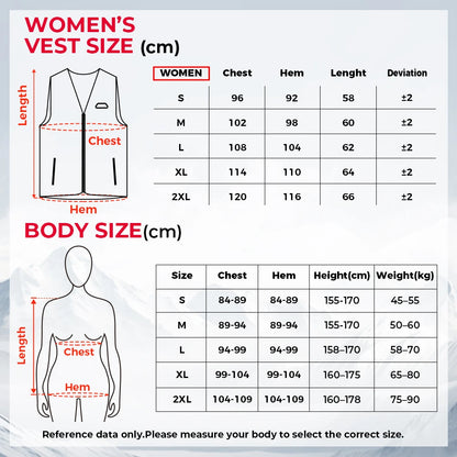 Heated Vest  for Men Women Winter thermal Inner Wear Keep Warm Electric Lightweight For Winter Outdoor Activities