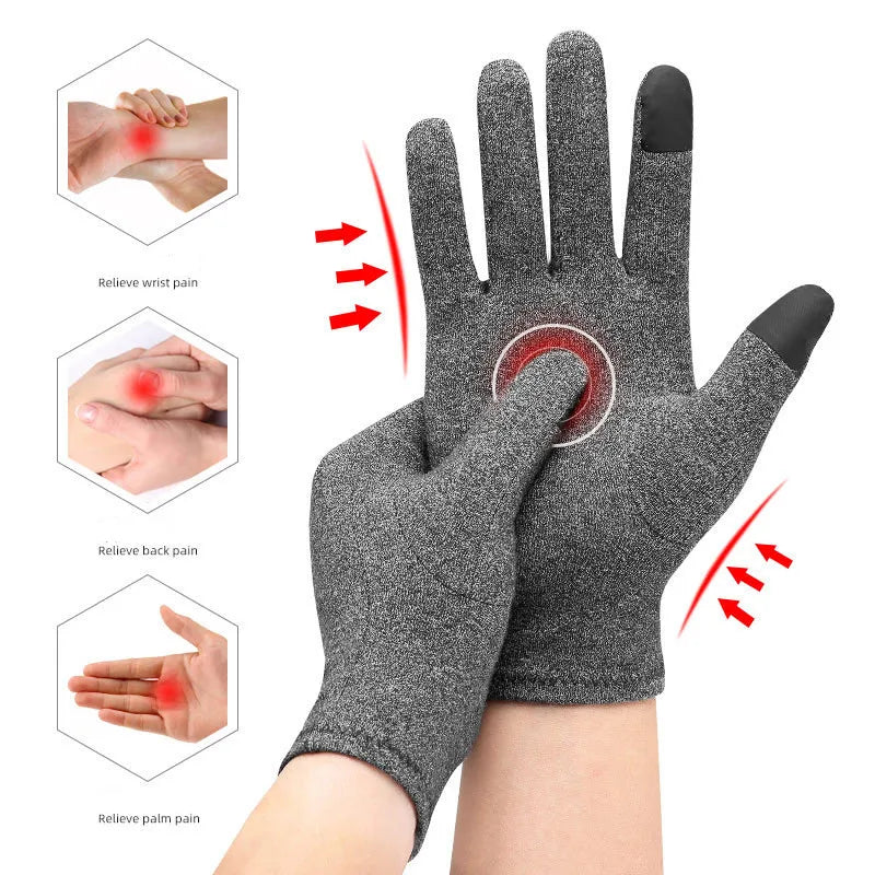 New Winter Gloves Thermal Touch Screen Thermal Windproof Warm Glove Arthritis Gloves Men Woman Rheumatoid Magnetic Therapy Glove