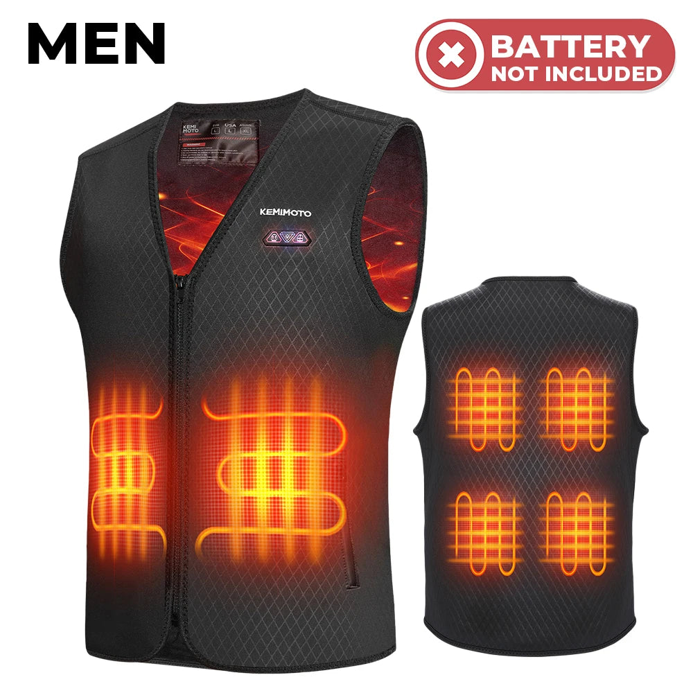 Heated Vest  for Men Women Winter thermal Inner Wear Keep Warm Electric Lightweight For Winter Outdoor Activities