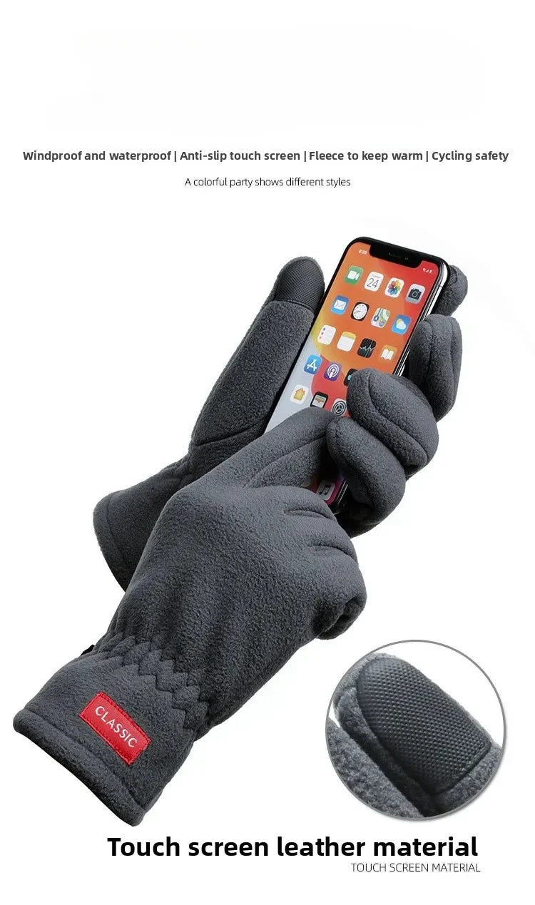 Waterproof Thermal Touch Screen Winter Gloves Thermal Windproof Warm Gloves Cold Weather Running Sports Hiking Ski Gloves