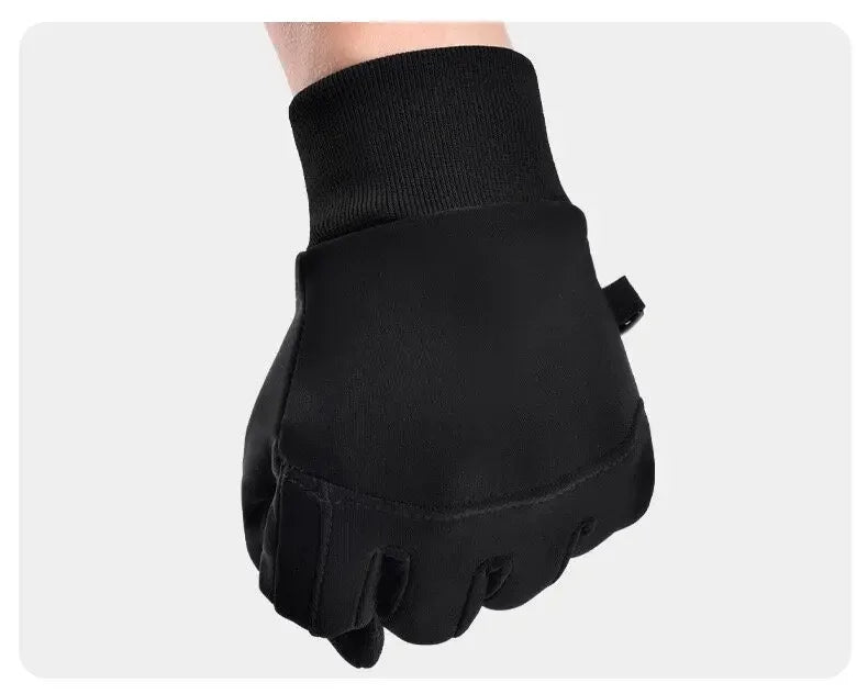Thermal Touchscreen Cycling Gloves Windproof  Water-Resistant Winter Bike Gloves with Anti-Slip Grip