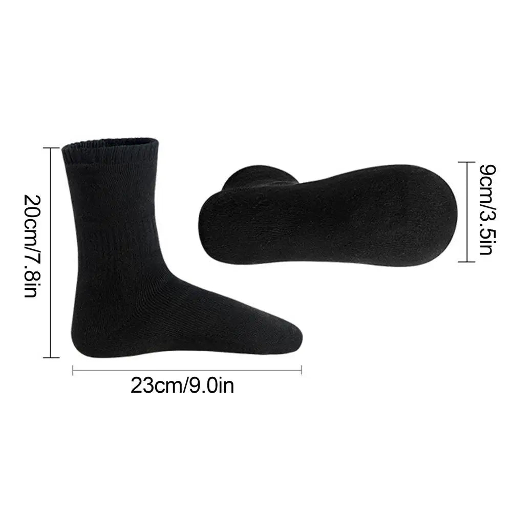 Electric Heated Socks Cold-Proof Quick Heating Long Foot Warmer Socks Breathable USB Heated Socks for Hiking Traveling Walking