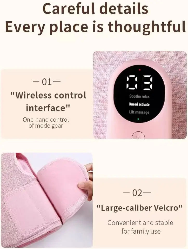 Leg Massager with Heat and Compression, Legs Massage for Circulation and Pain Relief , Heating Calf Leg Air Compression Massager