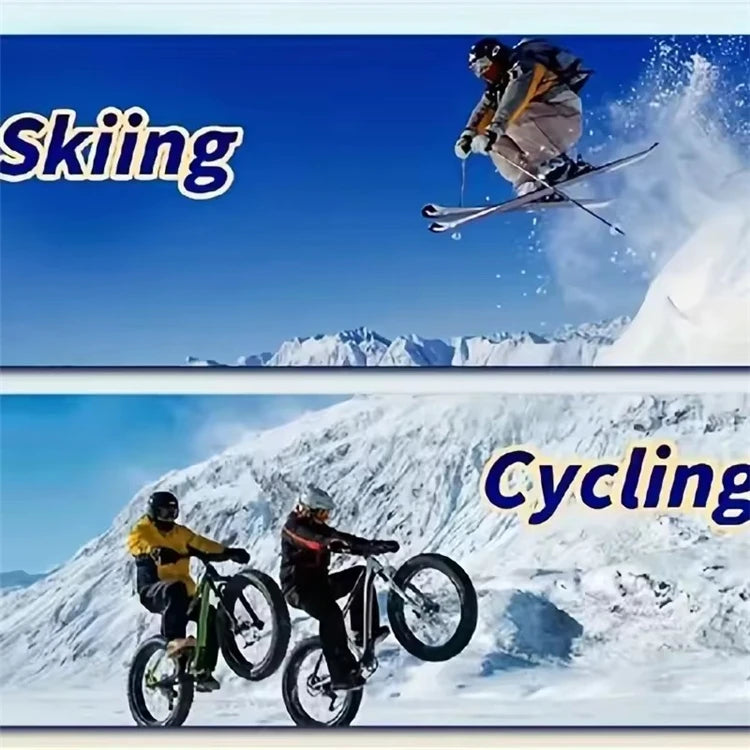 Thermal Touchscreen Gloves for Winter Windproof Anti-slip Knitted Gloves with Elastic Cuff for Outdoor Skiing Fishing Hiking