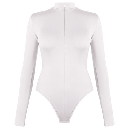 Womens Compression Thermal Shirts Fleece Lined Long Sleeve Zip High Neck Slim Fit Bodysuit Tops for Winter Cold Weather