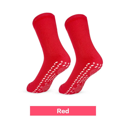 1/5Pairs Heated Socks, Self Heating Socks for Men Women,Massage Anti-Freezing for Fishing Camping Hiking Skiing and Foot Warmer