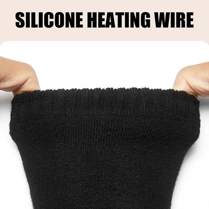 Heating Socks Rechargeable USB Electric Heated Socks Anti-Cold Unisex Thermal Heated Foot Warmer Outdoor Camping Ski Sports