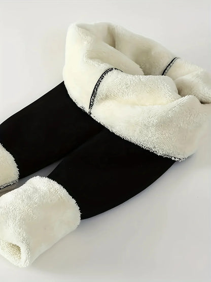 Thermal Leggings Women Winter Warm High Waist Simplicity Warm Pants Fashion Black Elasticity Autumn Velvet Comfortable Leggins