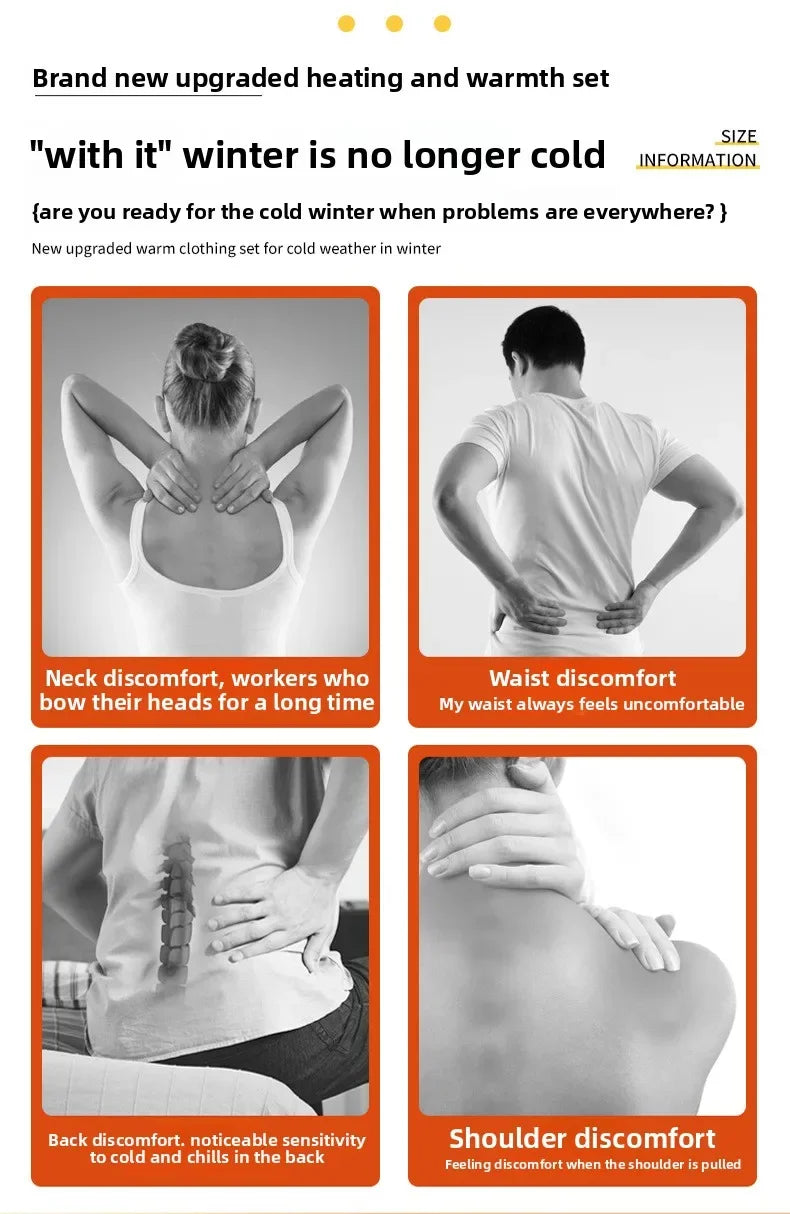 Heated Vest for Men Women 12-Zone Smart Electric Heating Vest USB Rechargeable Thermal Fleece Lined Winter Warm Vest Outdoor