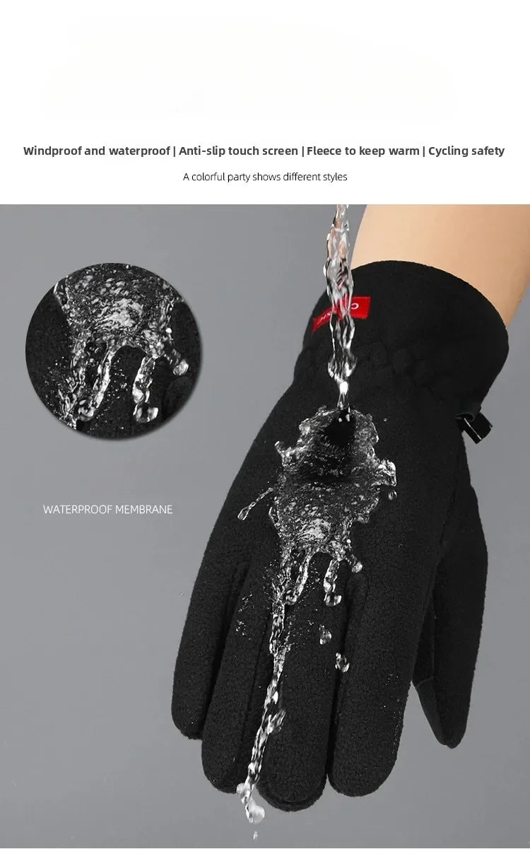 Waterproof Thermal Touch Screen Winter Gloves Thermal Windproof Warm Gloves Cold Weather Running Sports Hiking Ski Gloves