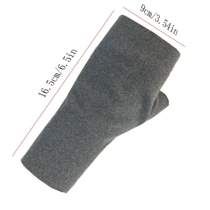 Thin Touchscreen Gloves Women Thermal German Velvet Half Finger Mittens Convertible for Warmth  Phone Use