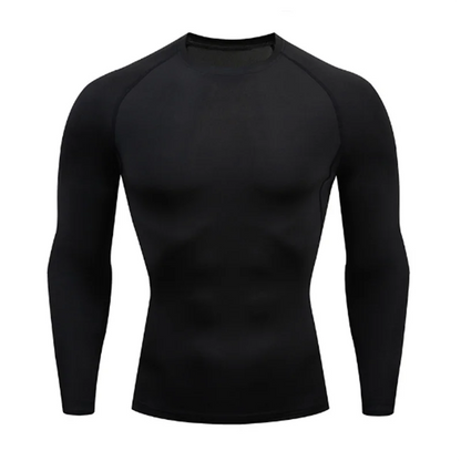 2025 Compression T Shirt Men Summer Sportswear Running T-shirt Elastic Quick Dry Sport Tops Tee Athletic Gym Workout Shirts Men
