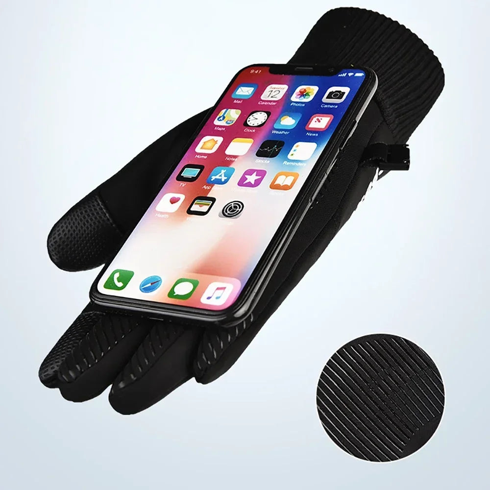 Thermal Gloves for Men &amp; Women for Touchscreen Use,Featuring a Non-Slip Grip,Windproof Properties,Warmth for Cycling &amp; Hiking.