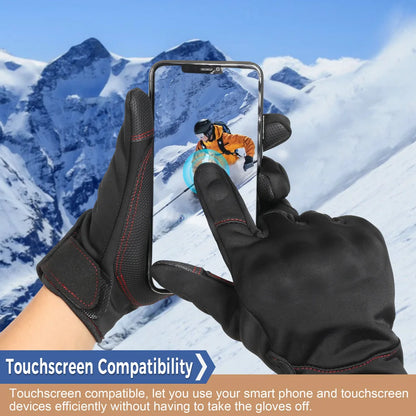 Touch Screen Winter Thermal Gloves Winter Sports Outdoor Hiking Camping Hunting Cycling Work Windproof Non-slip Protective Gear