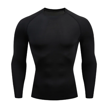 2025 Compression T Shirt Men Summer Sportswear Running T-shirt Elastic Quick Dry Sport Tops Tee Athletic Gym Workout Shirts Men