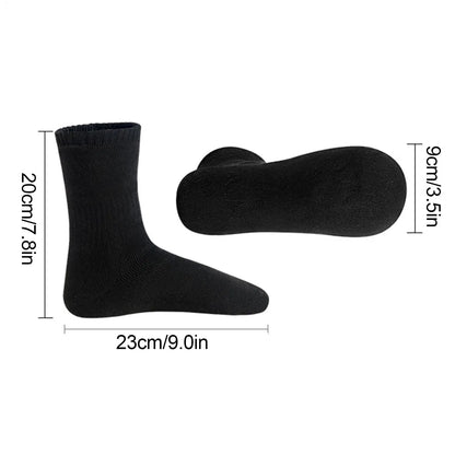 Breathable USB Heated Socks Electric Heated Socks Cold-Proof Quick Heating Long Foot Warmer Socks For Hiking Traveling Walking