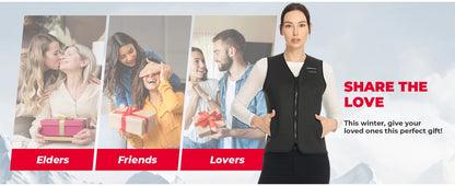 Heated Vest  for Men Women Winter thermal Inner Wear Keep Warm Electric Lightweight For Winter Outdoor Activities