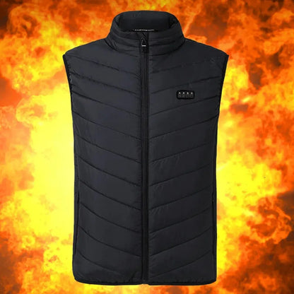 21 Heated Vest Winter Electric Heated Jackets Men Women Sportswear Heated Coat Coat Motorcycle USB Heating Jacket For Camping