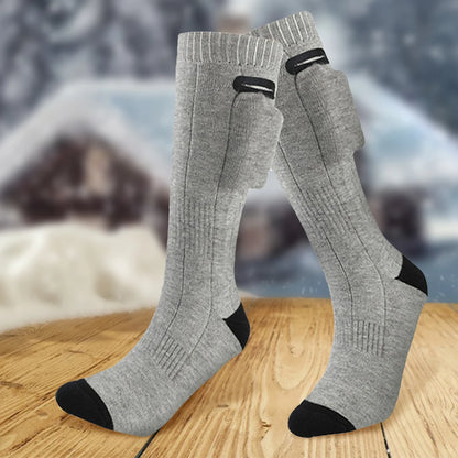 Heated Socks Washable Winter Thermal Socks Outdoor Skiing Foot Warmer Heating Socks for Men and Women