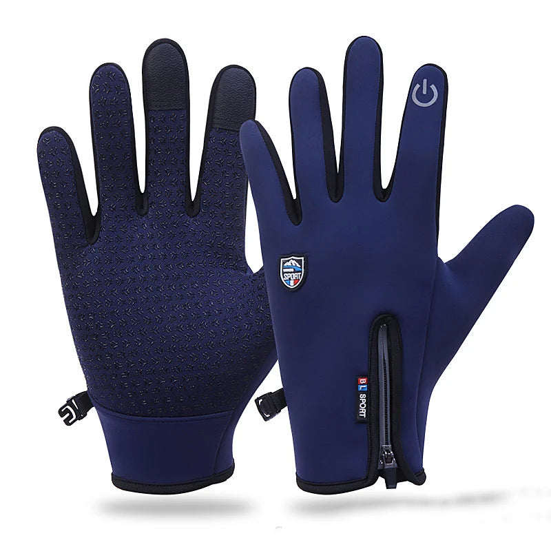 Winter Thermal Gloves for Men and Women, Touch Screen Fingers Waterproof Windproof Anti Slip Warm Gloves for Hiking Driving
